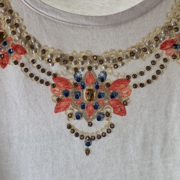 Ladies beaded decorative top - Picture 2 of 5
